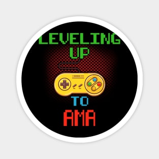 Promoted To AMA T-Shirt Unlocked Gamer Leveling Up Magnet